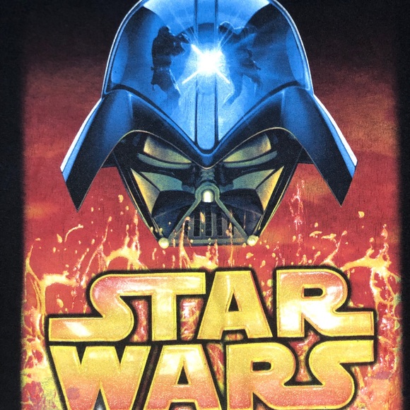 Y2K Star Wars Darth Vader Helmet Tee - Picture 2 of 3